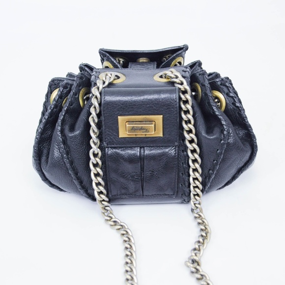 Temperley London Handbags - Temperley Leather Bucket Purse Chain Accordion